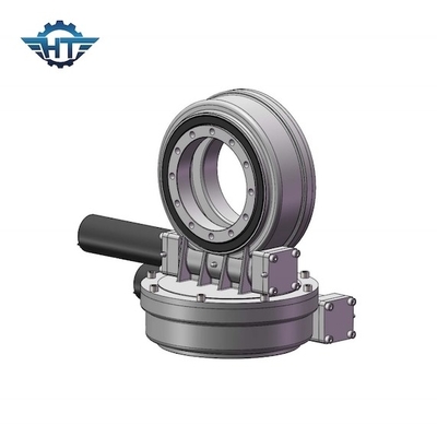 comprare 7 Inch Dual Axis Slew Drive Gearbox With Electric 24v DC Motor For Solar Tracking System online manufacture