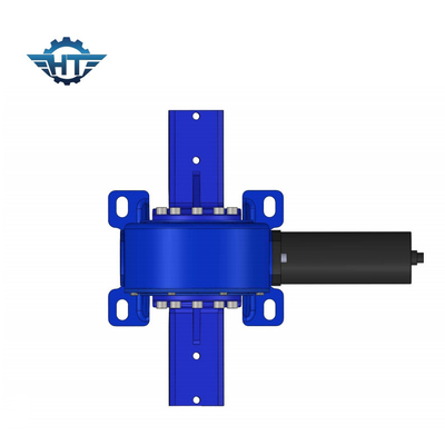 comprare Orizzontale chiuso Piccolo Slew Drive collegato con motore 24VDC con per inseguitori solari inclinati online manufacture