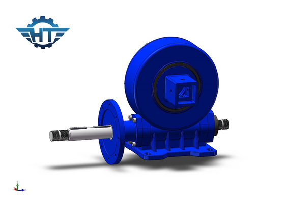 comprare Vertical Single Worm Slew Drive Gearbox With 230VAC Gear Motor For Solar Tracking System online manufacture