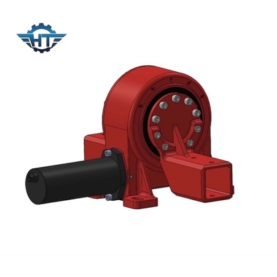 Orizzontale chiuso Piccolo Slew Drive collegato con motore 24VDC con per inseguitori solari inclinati