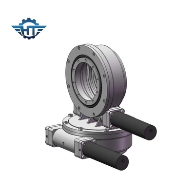 Sde7 Dual Worm Gear Solar Slew Drive con motore planetario a 24 Vdc per tracciatori